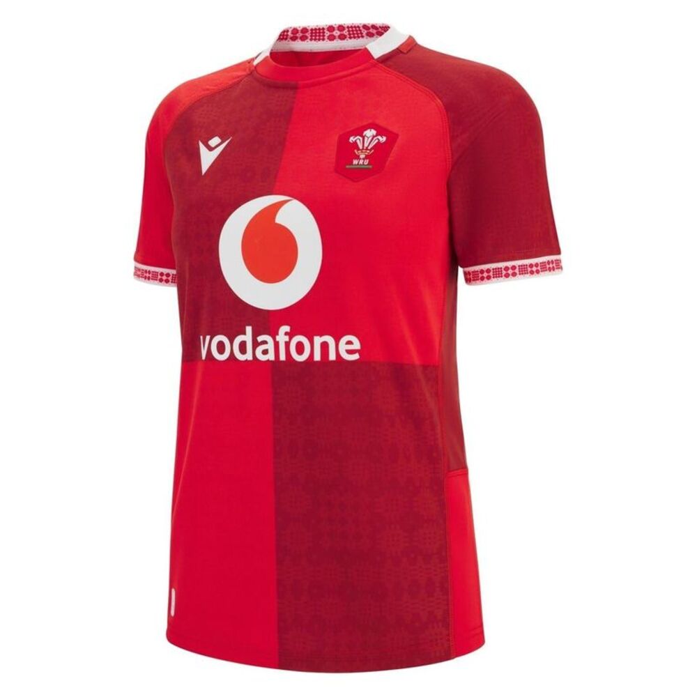 Macron Womens/Ladies 2025/26 Wales RU Home Shirt / Red